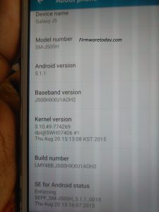 SAMSUNG J5 SM-J500H OFFICIAL FIRMWARE 3rd VERSION 5.1.1 UPDATE 20000%TESTED BY FIRMWARETODAY.COM