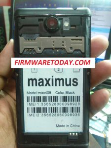 MAXIMUS MAX408 OFFICIAL FIRMWARE WITHOUTPASS 2ND UPDATE (MT6572) 2000% TESTED BY FIRMWARETODAY.COM