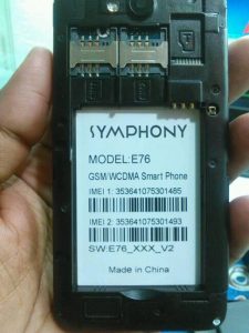 SYMPHONY E76 FLASH FILE FREE UPDATE VERSION (E76_XXX_V2 -MT6572) 2000% TESTED BY FIRMWARETODAY.COM