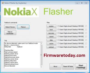How to use Write Flash file/firmware