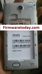 Okapia Life Flash File Free Firmware (MT6572) 100% tested
