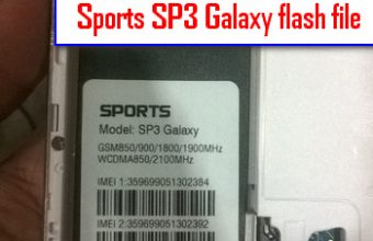 Sports SP3 Galaxy flash file Free 5.1 firmware